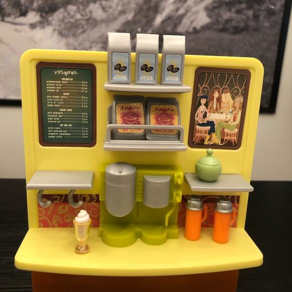 Mattel My Scene Daily Dish Coffee Bar Cafe Playset Early 2000’s Doll Playset - Picture 9 of 9